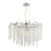 Люстра 5004/8 Odeon Light Серебристый/прозрачный металл/хрусталь