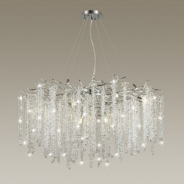 Люстра 5004/14 Odeon Light Серебристый/прозрачный металл/хрусталь