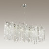 Люстра 5004/12 Odeon Light Серебристый/прозрачный металл/хрусталь