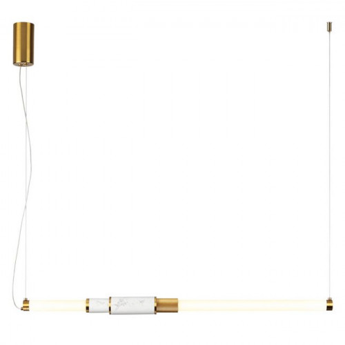 Светильник подвесной 4359/14L Odeon Light Белый мрамор/антич. бронза/металл