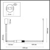 Светильник подвесной 4360/14L Odeon Light Изумрудный мрамор/антич.бронза/металл