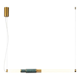 Светильник подвесной 4360/14L Odeon Light Изумрудный мрамор/антич.бронза/металл