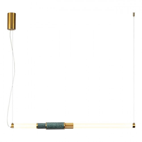 Светильник подвесной 4360/14L Odeon Light Изумрудный мрамор/антич.бронза/металл