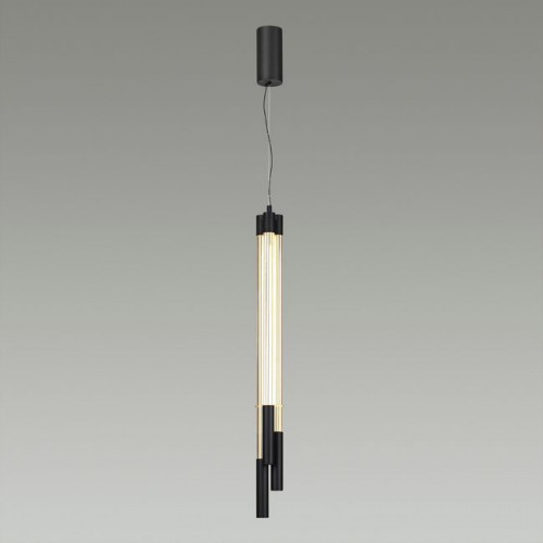 Светильник подвесной 4393/30L Odeon Light Металл/черный