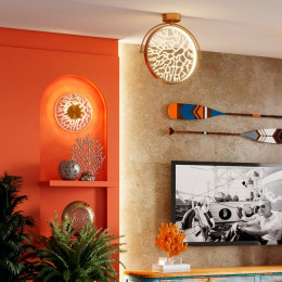 Светильник потолочный 6627/36CL Odeon Light Античная бронза/металл