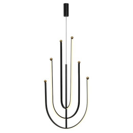 Светильник подвесной 6633/70L Odeon Light Металл/черный
