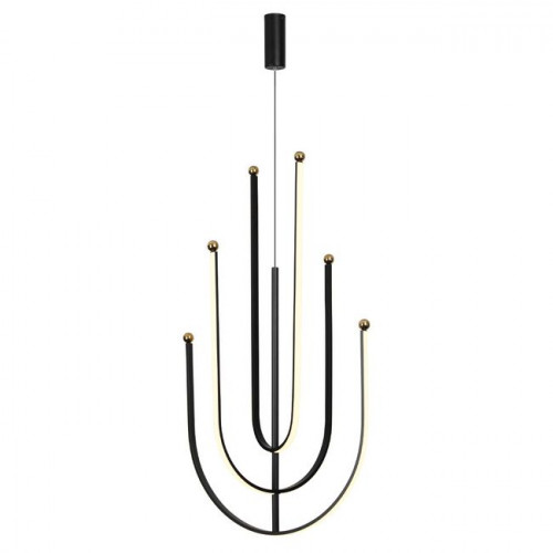 Светильник подвесной 6633/70L Odeon Light Металл/черный