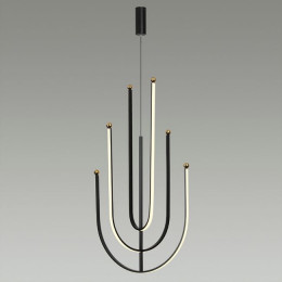 Светильник подвесной 6633/70L Odeon Light Металл/черный