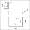 Светильник настенный 6653/5WL Odeon Light Черный/металл