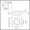 Светильник настенный 6654/6WL Odeon Light Черный/металл