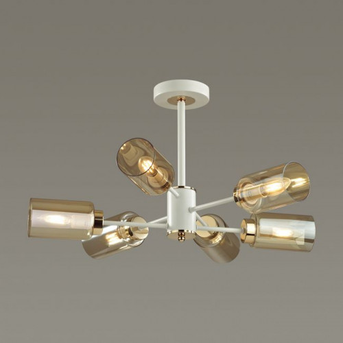 Люстра 5639/6C Lumion Белый, золотой