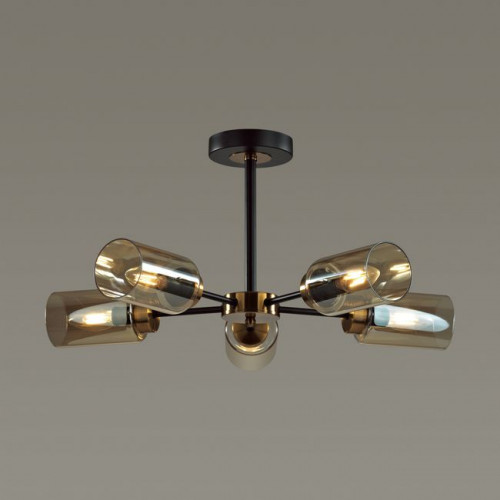 Люстра 5640/5C Lumion Черный, бронза