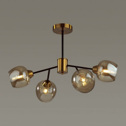 Люстра 5649/4C Lumion Черный, бронза