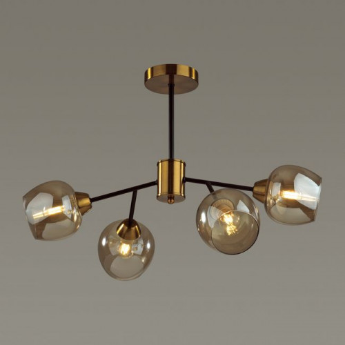 Люстра 5649/4C Lumion Черный, бронза