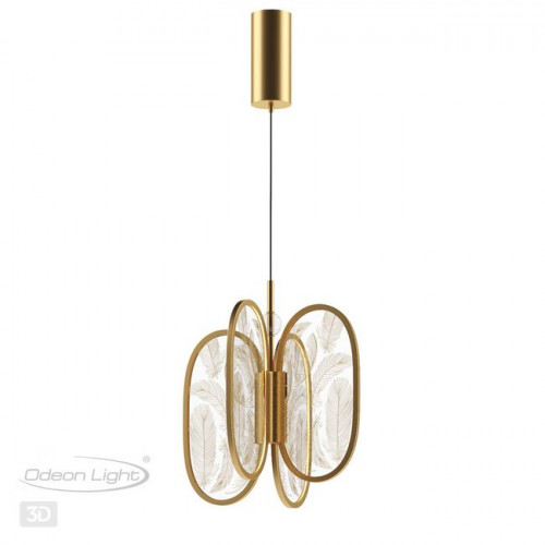 Светильник подвесной 6664/38L Odeon Light Exclusive Античная бронза