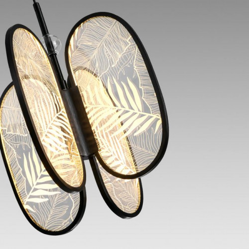 Светильник подвесной 6665/38L Odeon Light Exclusive Черный