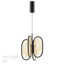 Светильник подвесной 6665/38L Odeon Light Exclusive Черный