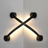 Светильник настенный 6667/12WL Odeon Light Черный
