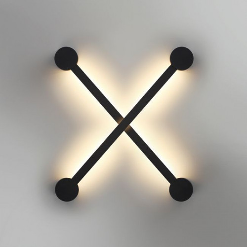 Светильник настенный 6667/12WL Odeon Light Черный