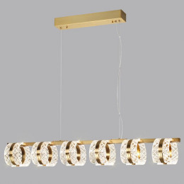 Люстра 5030/40L Odeon Light Античн.бронза/прозрачный