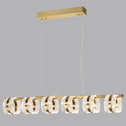 Люстра 5030/40L Odeon Light Античн.бронза/прозрачный