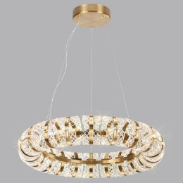 Люстра 5030/128L Odeon Light Античн.бронза/прозрачный