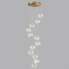 Люстра 5030/83L Odeon Light Античн.бронза/прозрачный