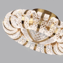 Люстра 5030/104CL Odeon Light Античн.бронза/прозрачный