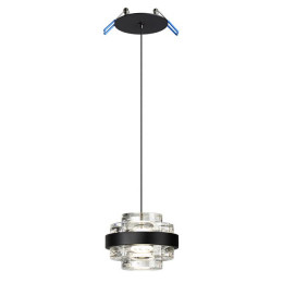 Светильник подвесной 5031/6L Odeon Light Черный/прозрачный