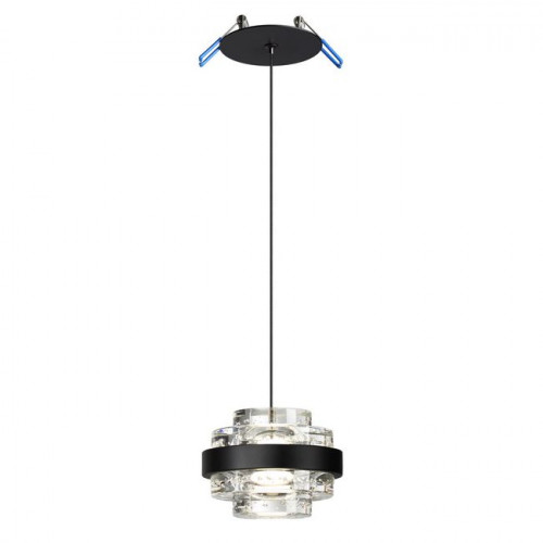 Светильник подвесной 5031/6L Odeon Light Черный/прозрачный