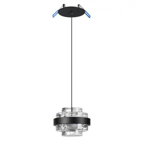 Светильник подвесной 5031/6L Odeon Light Черный/прозрачный