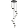 Люстра 5031/80L Odeon Light Черный/прозрачный