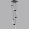 Люстра 5031/80L Odeon Light Черный/прозрачный