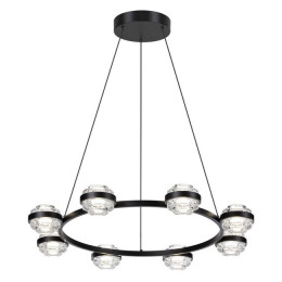 Люстра 5031/50L Odeon Light Черный/прозрачный