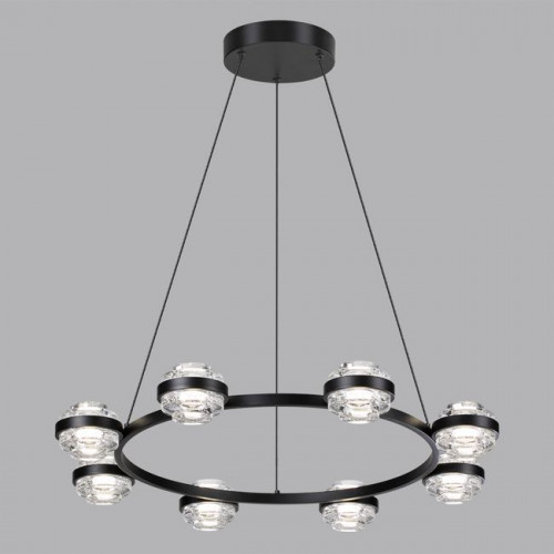 Люстра 5031/50L Odeon Light Черный/прозрачный