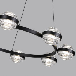 Люстра 5031/50L Odeon Light Черный/прозрачный