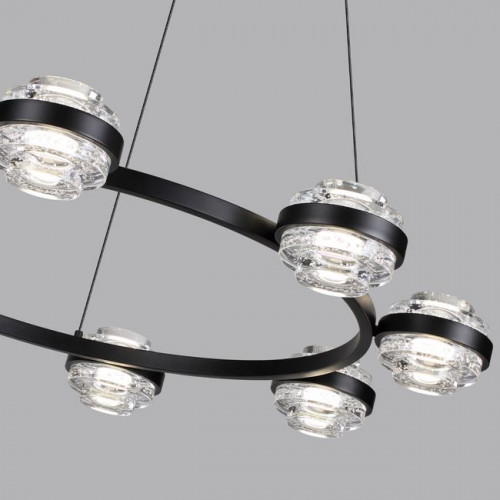 Люстра 5031/50L Odeon Light Черный/прозрачный