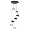 Люстра 5031/40L Odeon Light Черный/прозрачный