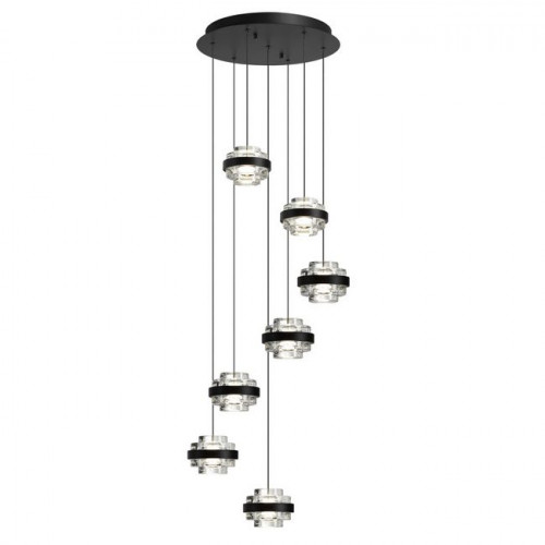 Люстра 5031/40L Odeon Light Черный/прозрачный