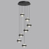 Люстра 5031/40L Odeon Light Черный/прозрачный
