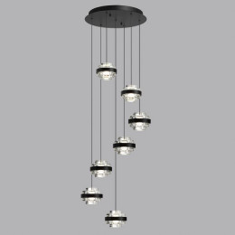 Люстра 5031/40L Odeon Light Черный/прозрачный