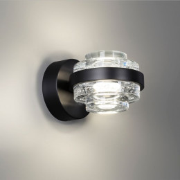 Светильник настенный 5031/6WL Odeon Light Черный/прозрачный