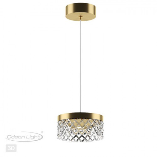 Светильник подвесной 5032/6L Odeon Light Античн.бронза/прозрачный