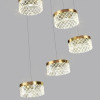Люстра 5032/30L Odeon Light Античн.бронза/прозрачный