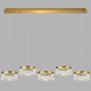 Люстра 5032/30LA Odeon Light Античн.бронза/прозрачный