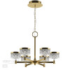 Люстра 5032/36L Odeon Light Античн.бронза/прозрачный