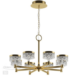 Люстра 5032/48L Odeon Light Античн.бронза/прозрачный