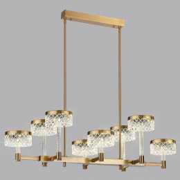 Люстра 5032/48LA Odeon Light Античн.бронза/прозрачный