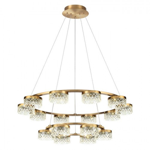 Люстра 5032/96L Odeon Light Античн.бронза/прозрачный