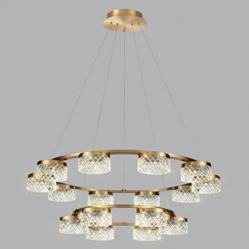 Люстра 5032/96L Odeon Light Античн.бронза/прозрачный